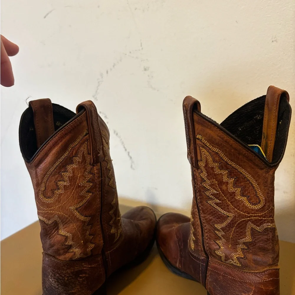 Kids Brown Western Cowboy Boots 6/7